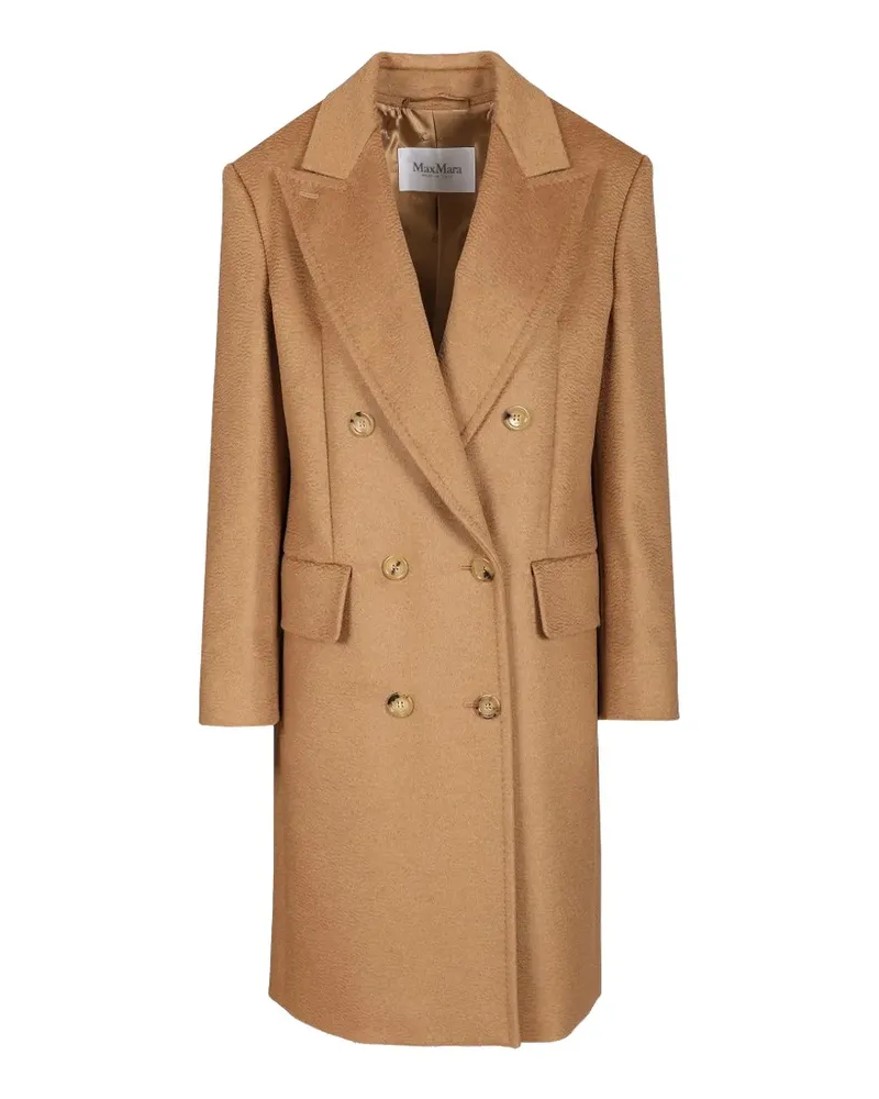 Max Mara Olimpia double-breasted coat - Nude Nude