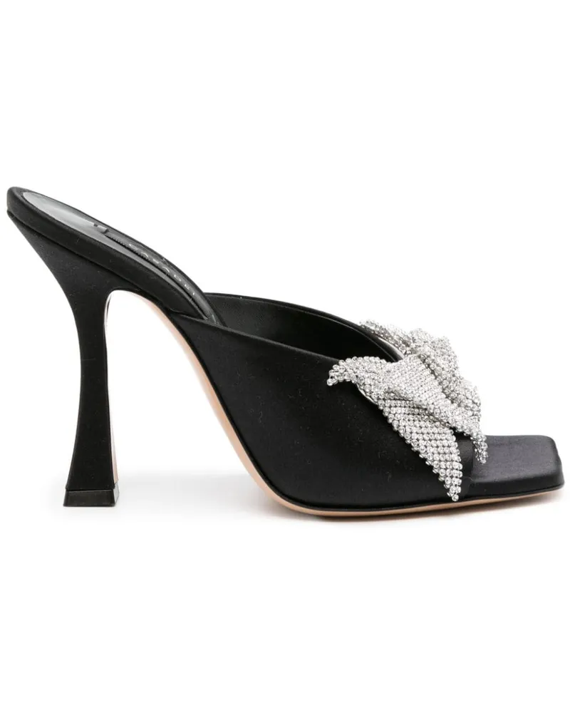 Casadei Butterfly Geraldine Mules 100mm - Schwarz Schwarz