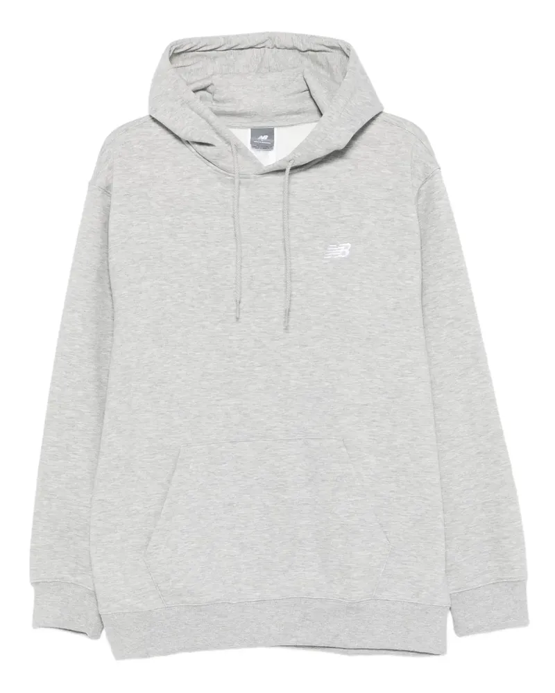 New Balance Hoodie mit Logo-Stickerei - Grau Grau