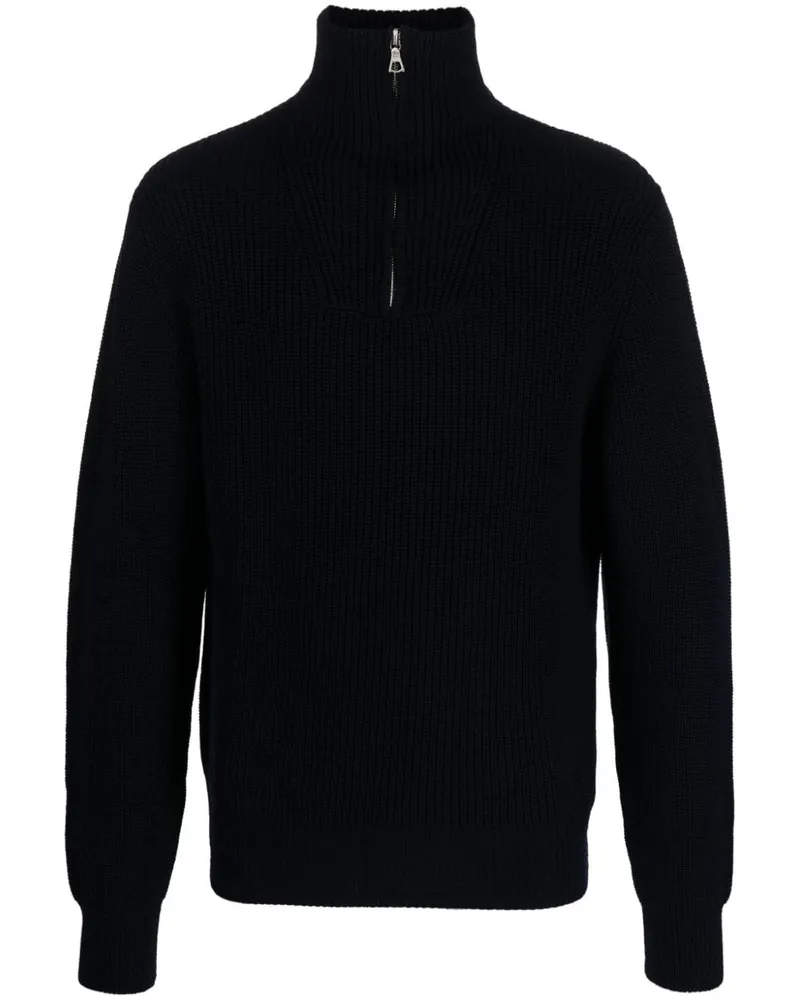 Officine Generale Tarek Pullover Blau