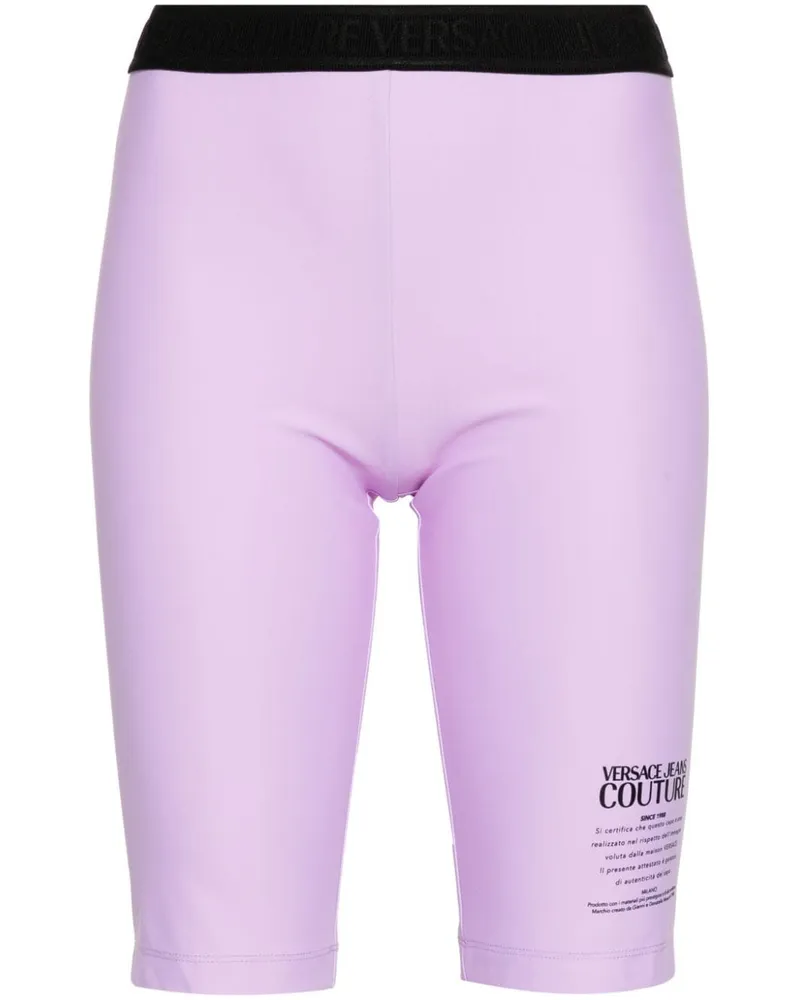 Versace Jeans Warranty Radlerhose Violett