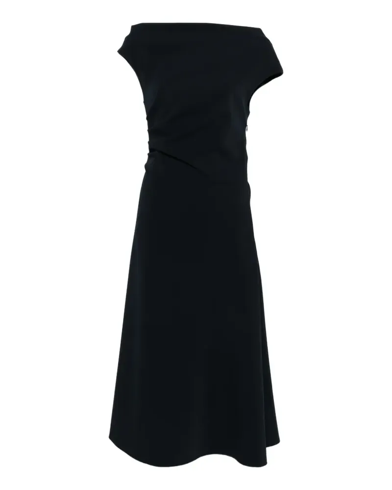 P.A.R.O.S.H. P.A.R.O H. Drapiertes Kleid - Blau Blau