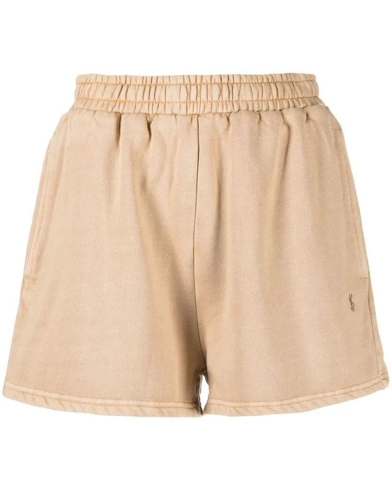 ksubi Sport-Shorts mit hohem Bund Nude