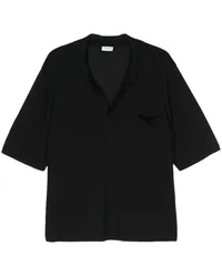 Saint Laurent Cassandre Poloshirt Schwarz