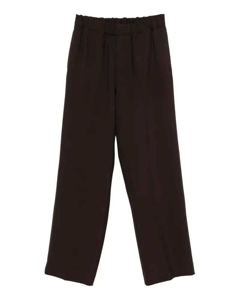 Sandro elastic-waistband trousers - Braun Braun