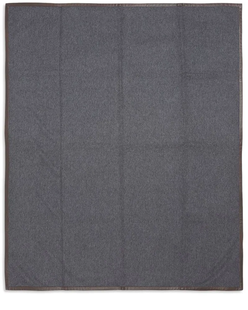 alonpi cashmere Salon Decke mit gebürstetem Finish - Grau Grau