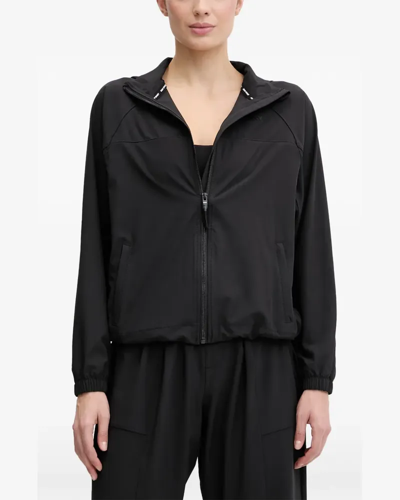 DKNY Kapuzenjacke mit Reißverschluss - Schwarz Schwarz