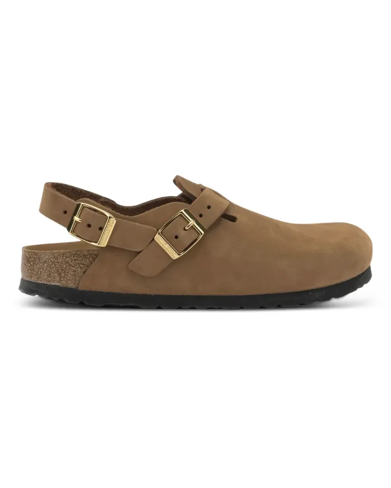 Birkenstock Tokio buckle-fastening suede sandals - Braun Braun
