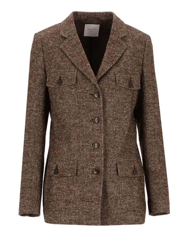 Sartoria Latorre Sakko mit aufgesetzten Taschen - Braun Braun