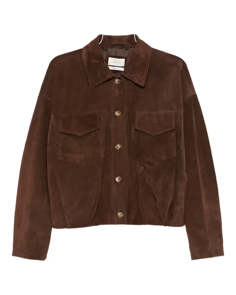 VICOLO pocket button jacket - Braun Braun