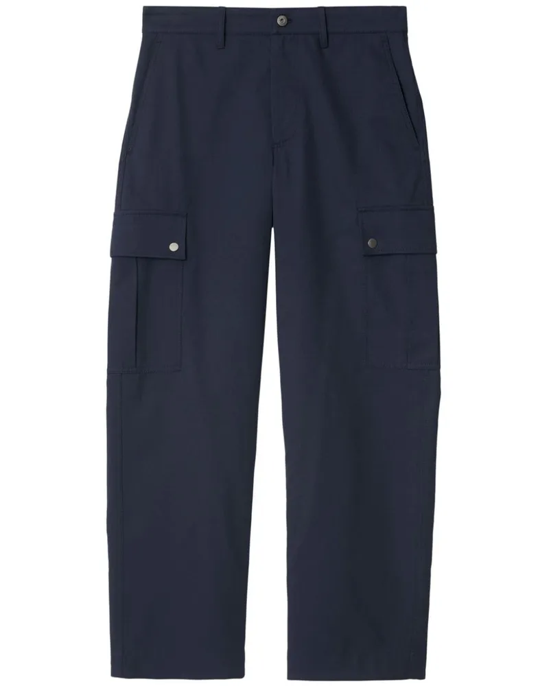 Burberry Cargohose aus Baumwollgemisch - Blau Blau