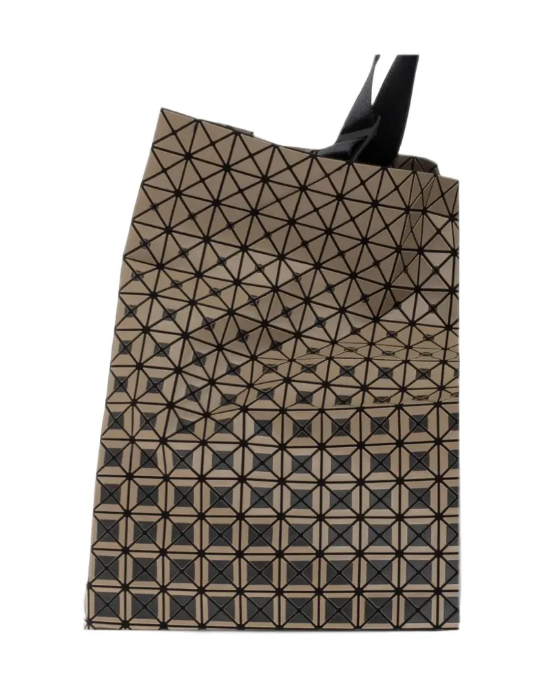 Issey Miyake geometric-panel tote bag - Braun Braun