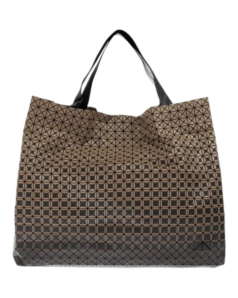 Issey Miyake Tote Bag mit geometrischen Einsätzen - Braun Braun