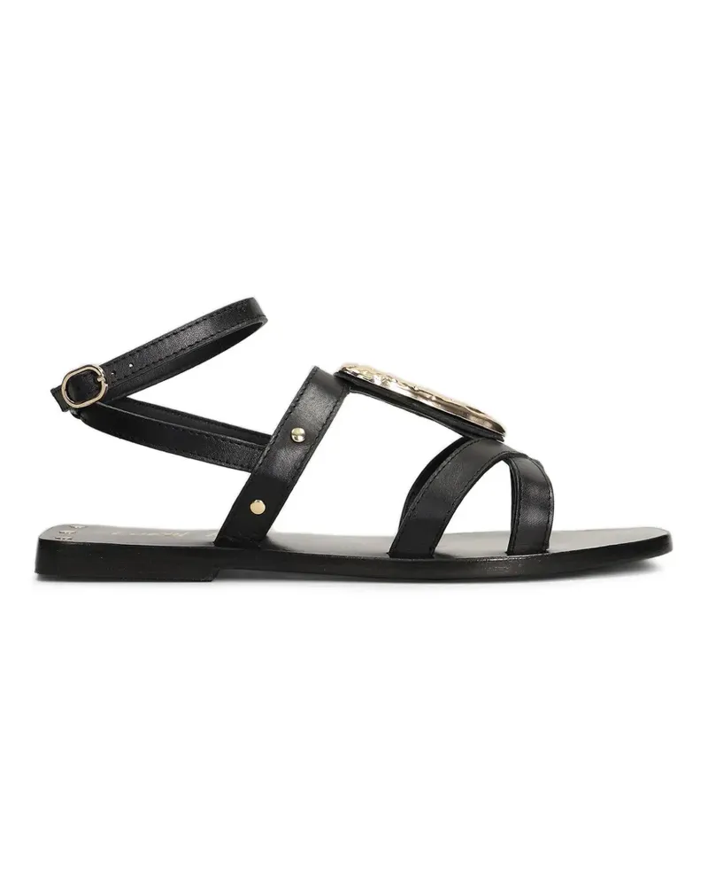 Coral Blue Klassische Sandalen - Schwarz Schwarz