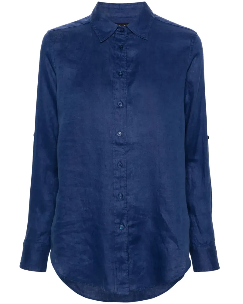 Ralph Lauren Karrie Hemd aus Leinen - Blau Blau