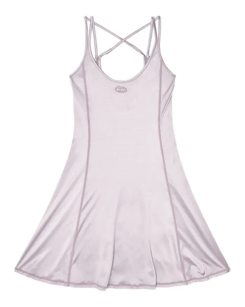 Diesel Oval D flared dress - Violett Violett