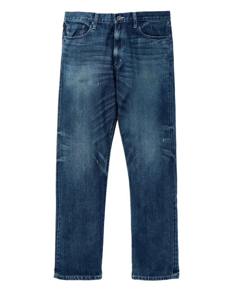 Neighborhood Ausgeblichene Jeans - Blau Blau