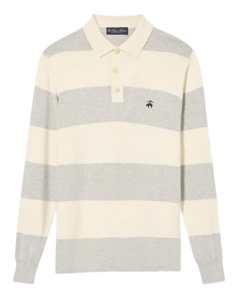 Brooks Brothers Gestricktes Poloshirt - Nude Nude