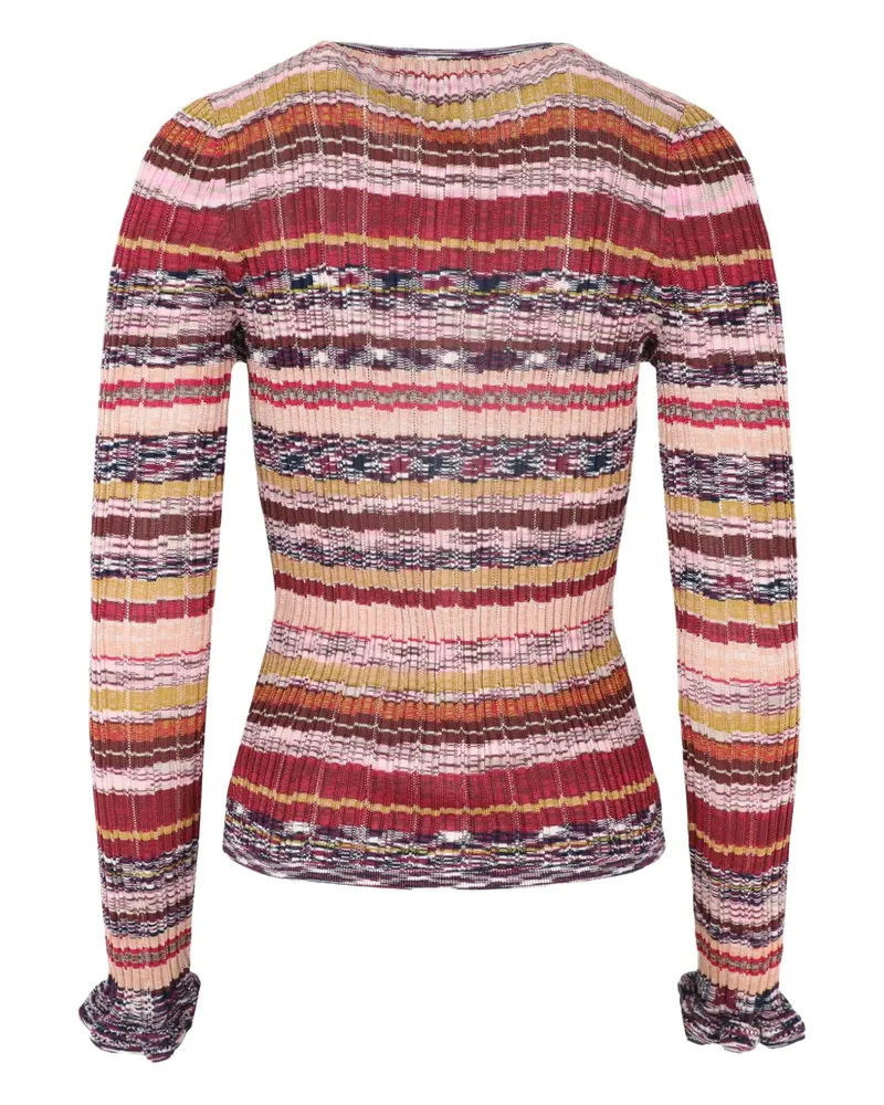 Ulla Johnson Gerippter Cardigan - Rot Rot