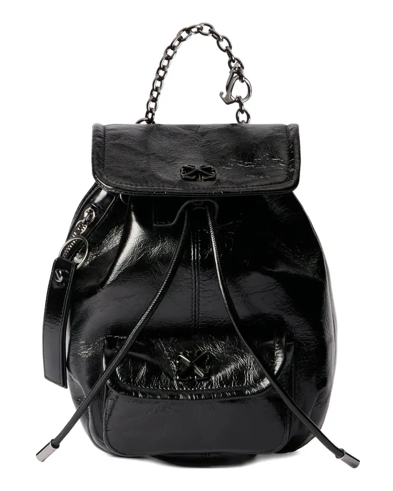 OFF-WHITE Dumbo.B leather backpack - Schwarz Schwarz