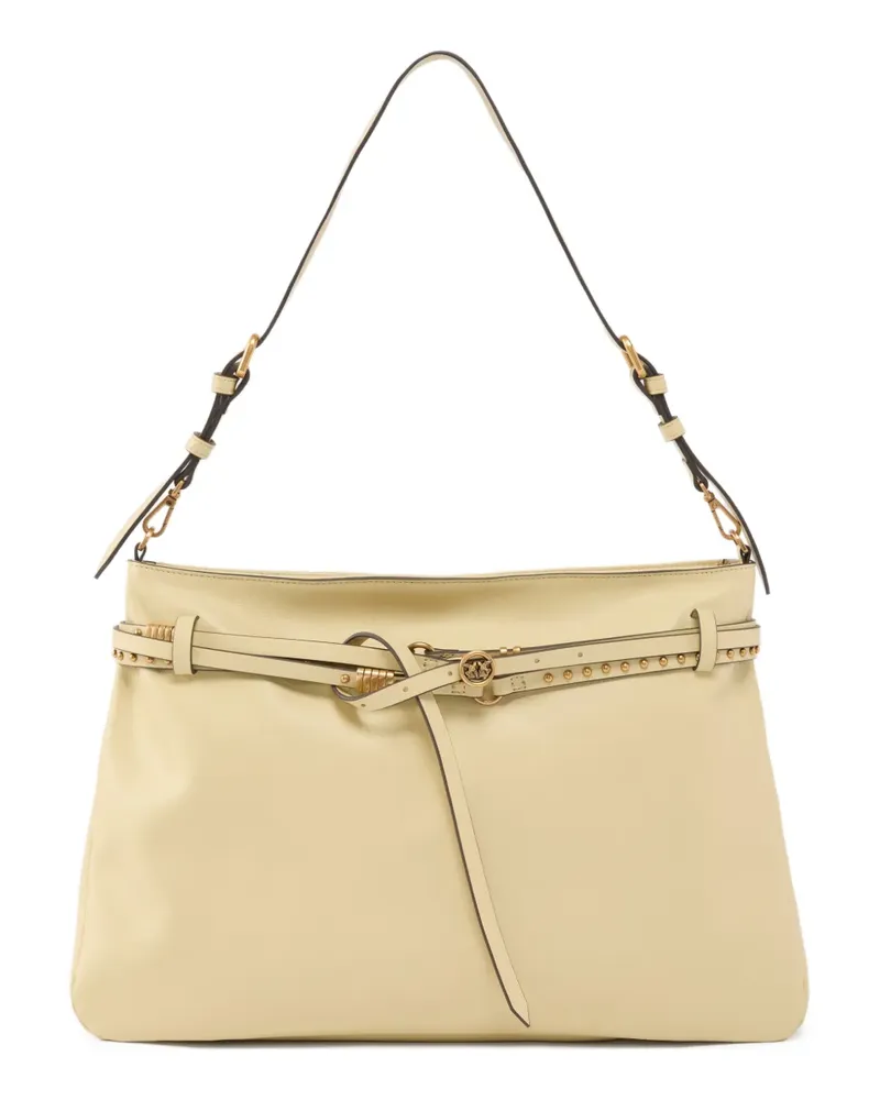 Pinko Schultertasche mit Nieten - Nude Nude