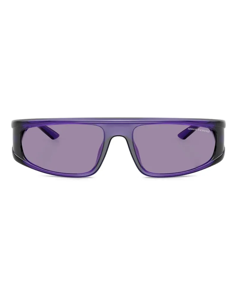 Armani Exchange Sonnenbrille mit geometrischem Gestell - Violett Violett