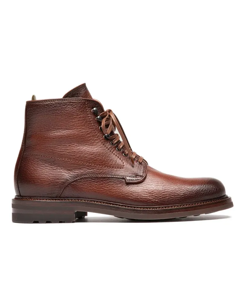 Officine Creative Italia Aston Flexi lace-up boots - Braun Braun