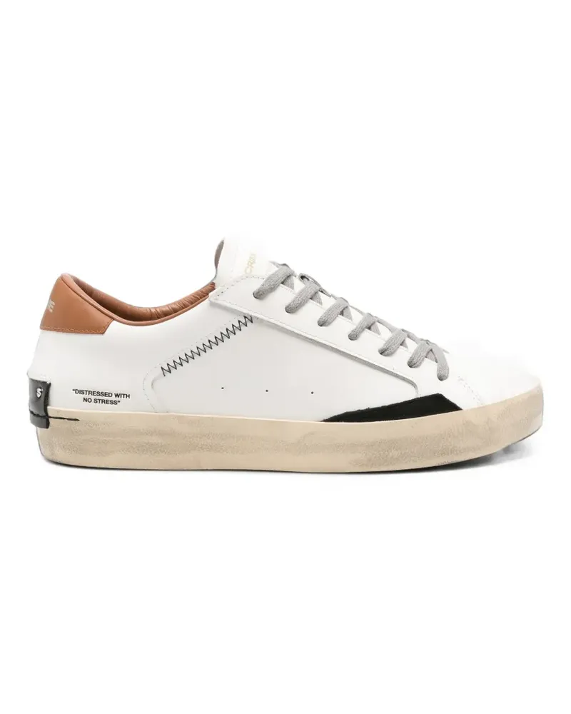 Crime Sneakers im Used-Look - Weiß Weiß