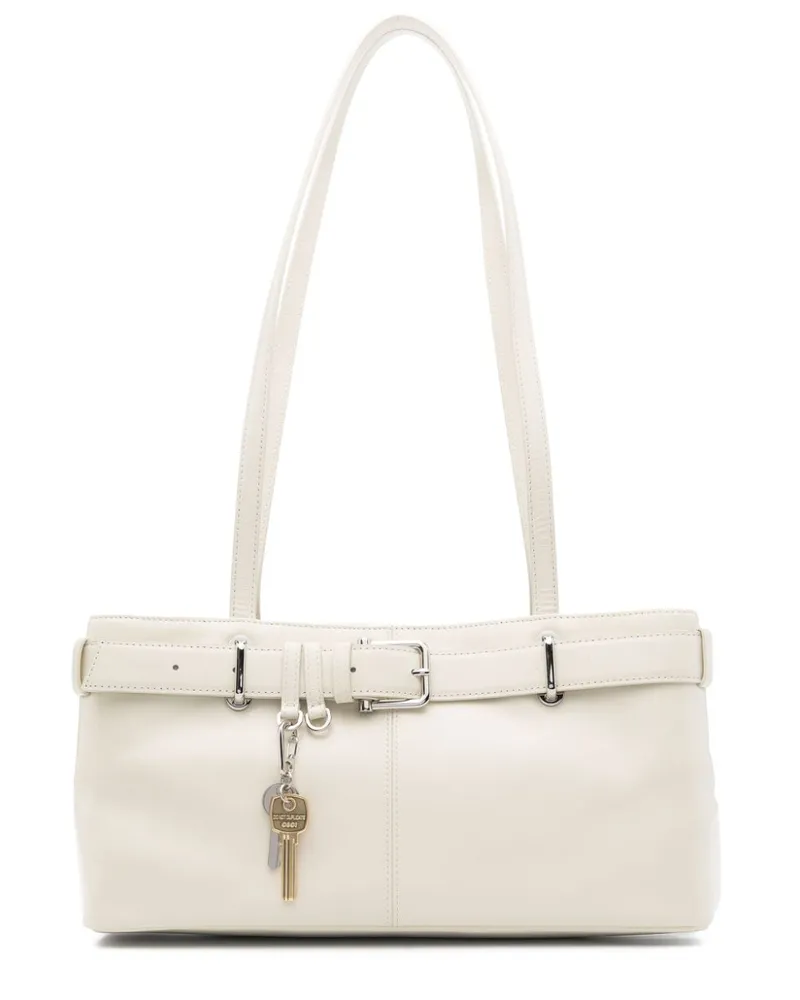 OSOI Schultertasche aus Leder - Nude Nude