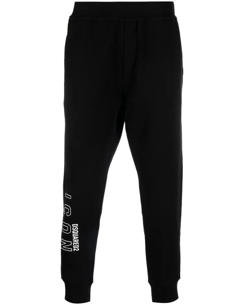 Dsquared2 Jogginghose mit Icon-Print - Schwarz Schwarz