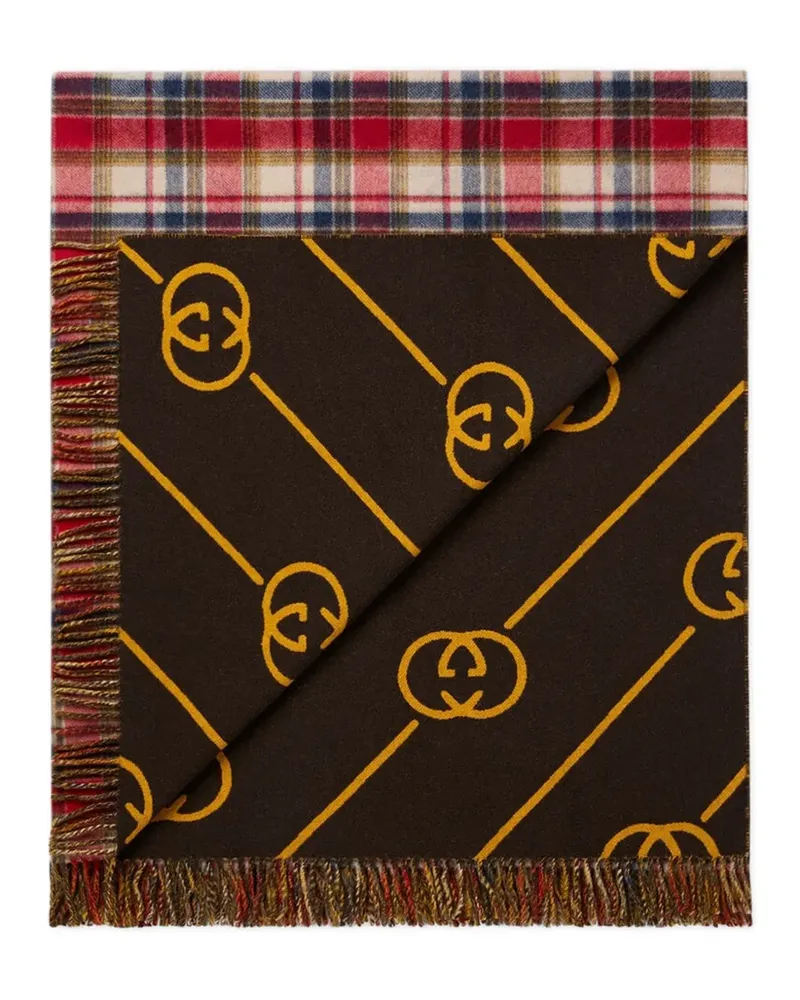 Gucci Decke mit GG - Rot Rot