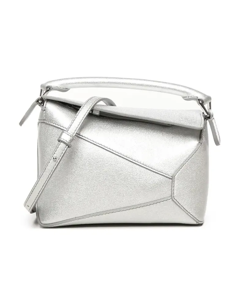 Loewe Snail Dice Schultertasche - Silber Silber