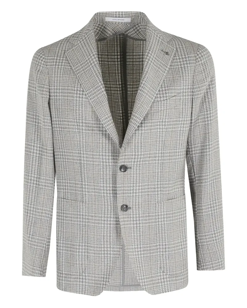 Tagliatore Sakko mit fallendem Revers - Grau Grau