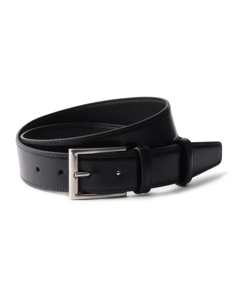 Prada Klassischer Gürtel - Schwarz Schwarz