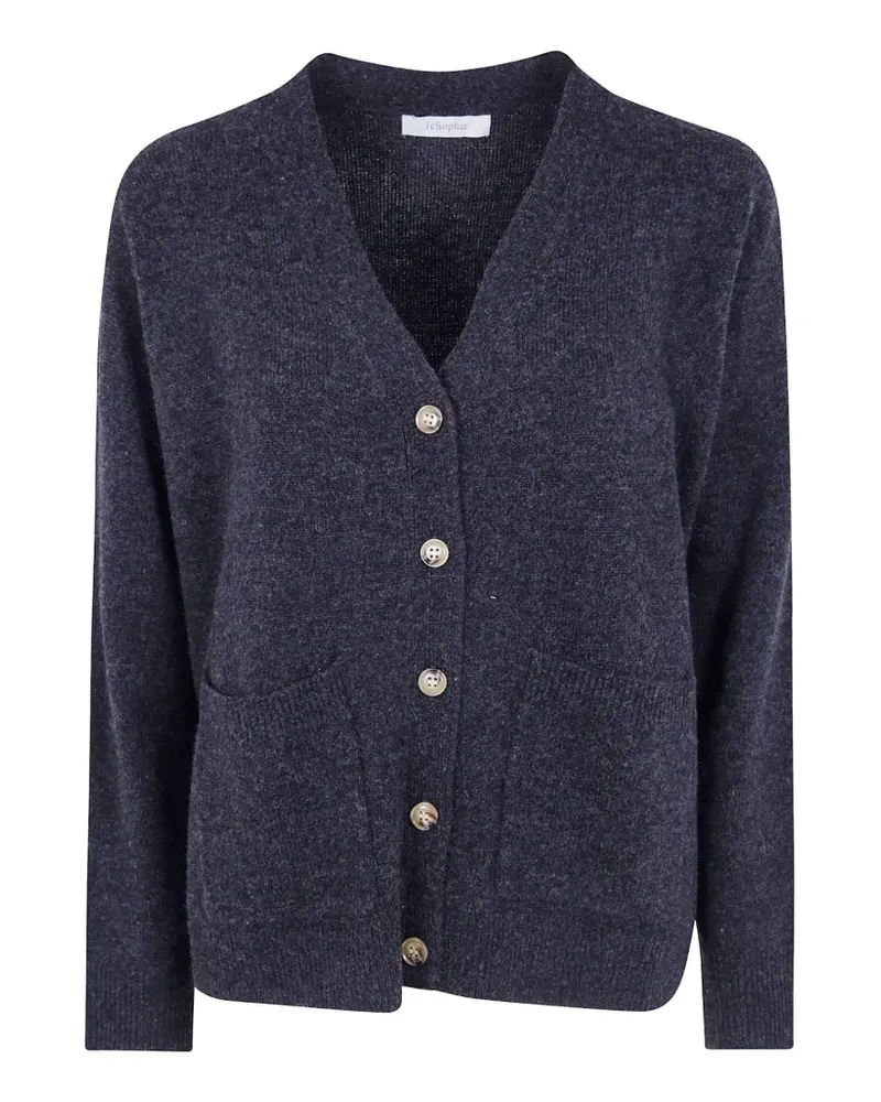 JcSophie Cardigan mit V-Ausschnitt - Grau Grau