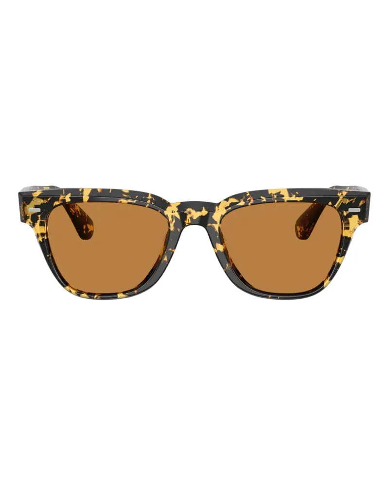 Oliver Peoples Rueny square tortoiseshell sunglasses - Schwarz Schwarz