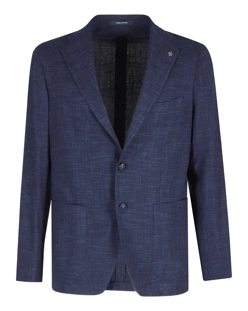 Tagliatore Montecarlo button single-breasted blazer - Blau Blau