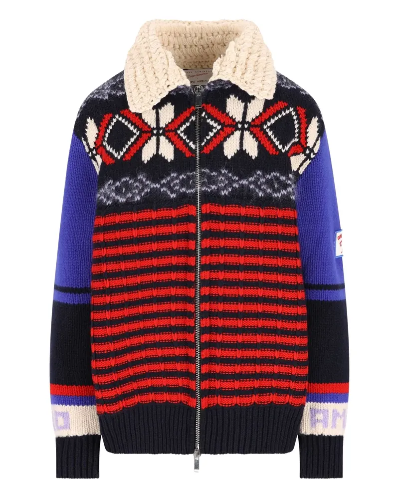 Giada Benincasa Cardigan mit Fair-Isle-Muster - Blau Blau