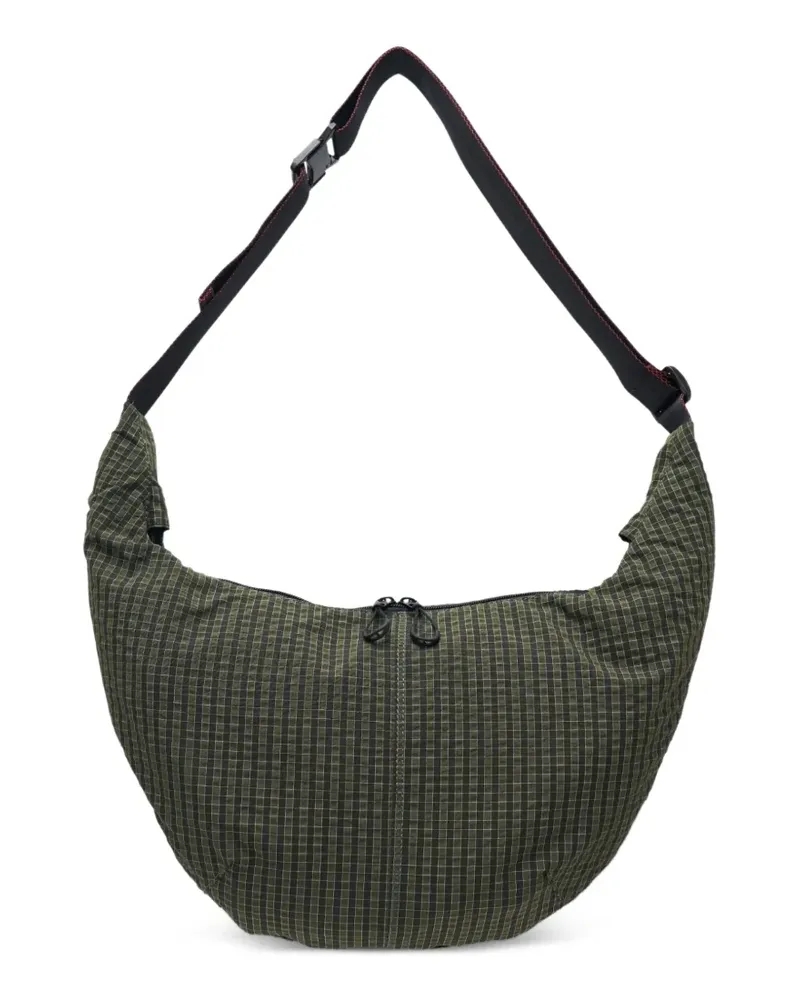 Comme des Garçons check-pattern shoulder bag - Grün Grün