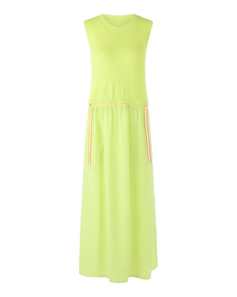 Marc Cain drawstring-waist sleeveless midi dress - Grün Grün