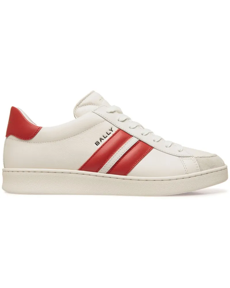 Bally Sneakers mit Streifendetail - Weiß Weiß