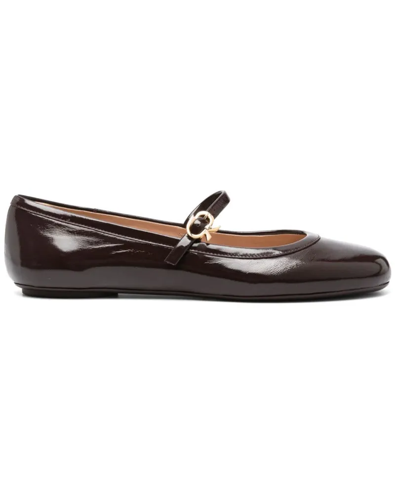 Gianvito Rossi Ballerinas aus Leder - Braun Braun