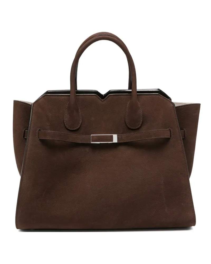 Valextra Milano top-handle tote bag - Braun Braun