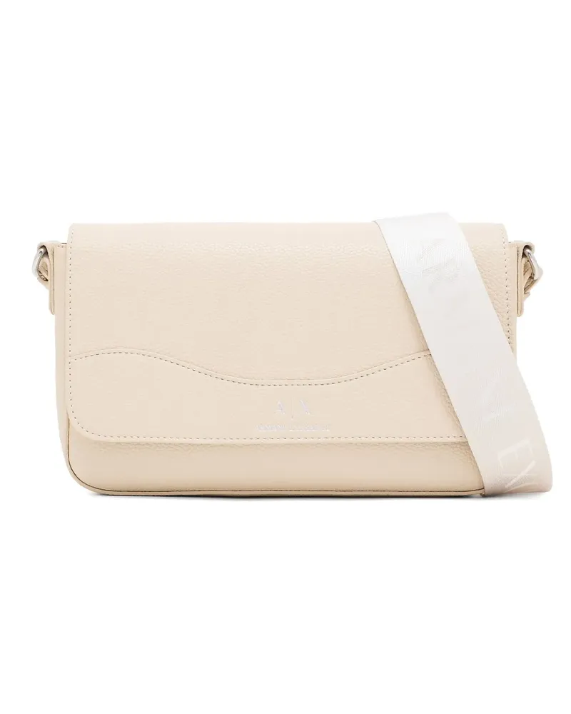 Armani Exchange Umhängetasche mit Logo-Riemen - Nude Nude