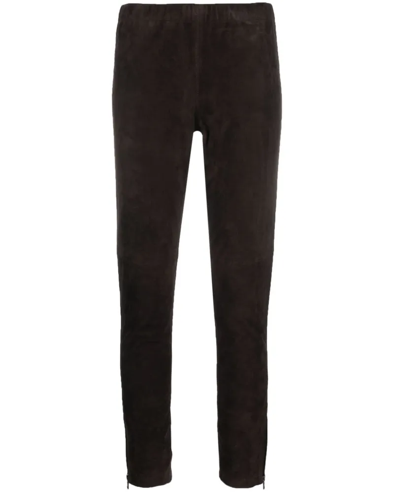 P.A.R.O.S.H. Hose mit schmalem Bein - Braun Braun