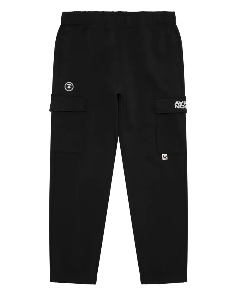 BAPE AAPENOW Moonface Cargo-Jogginghose - Schwarz Schwarz
