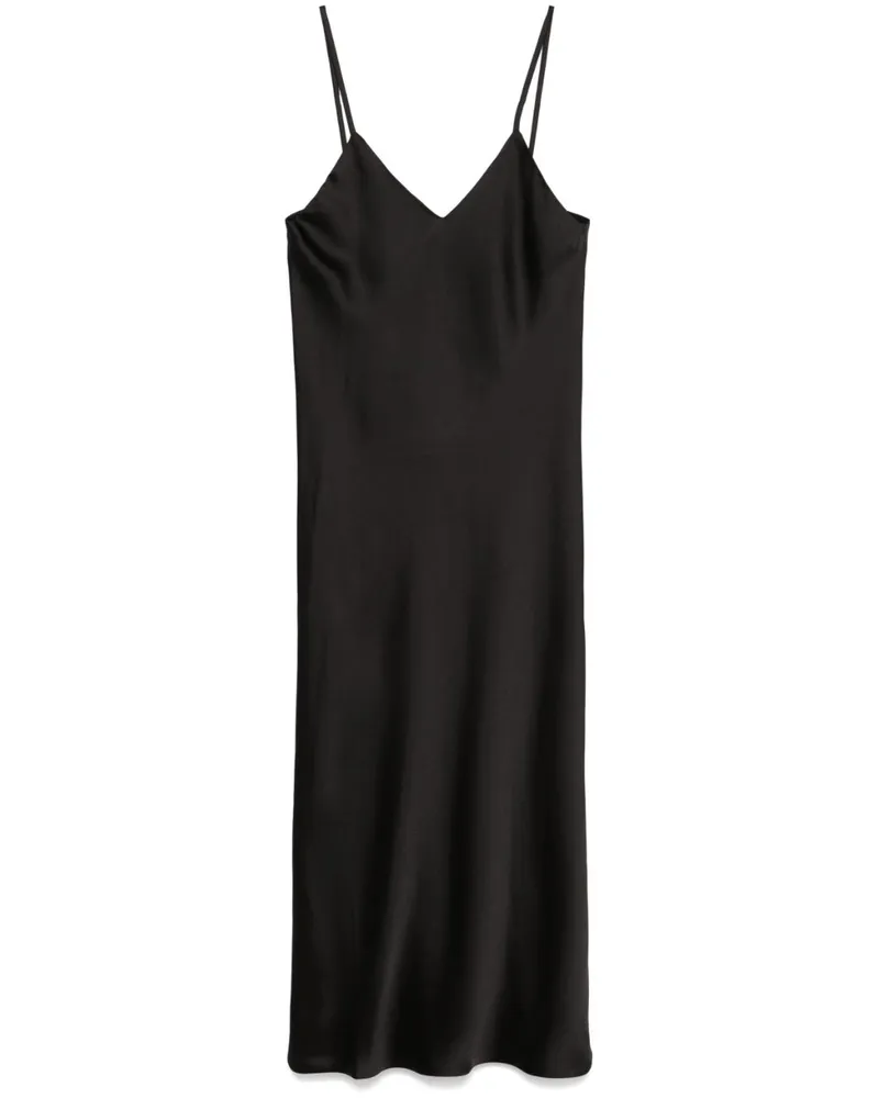 Norma Kamali Kleid aus Seide - Schwarz Schwarz
