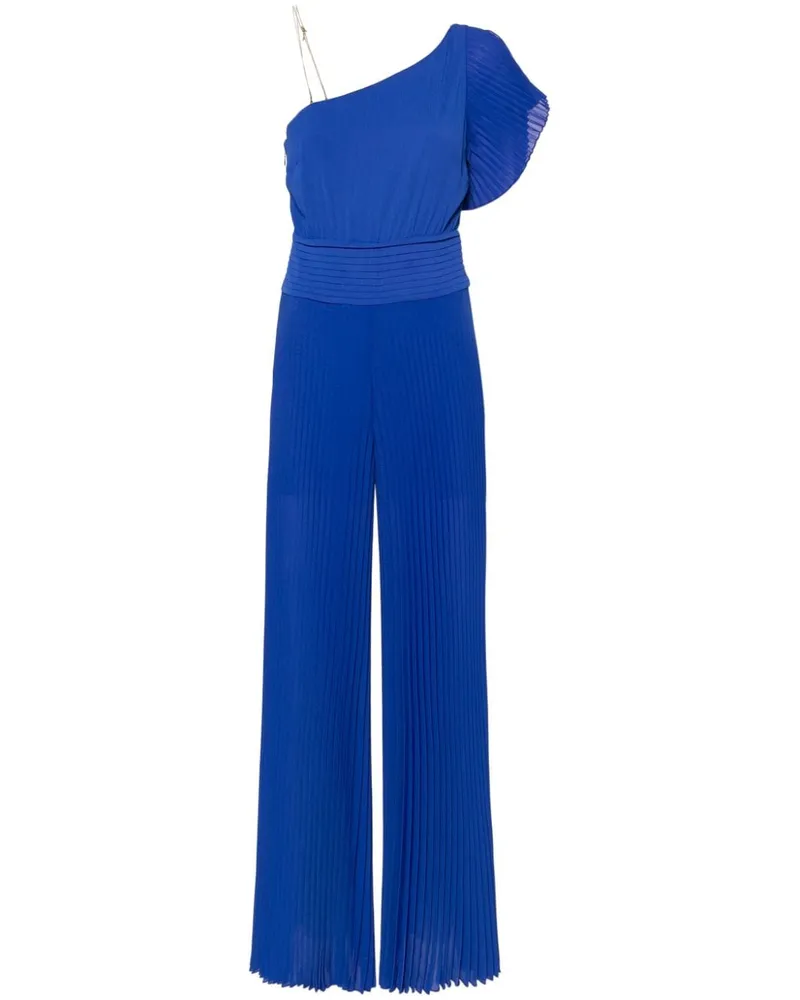Patrizia Pepe Plissierter Jumpsuit - Blau Blau