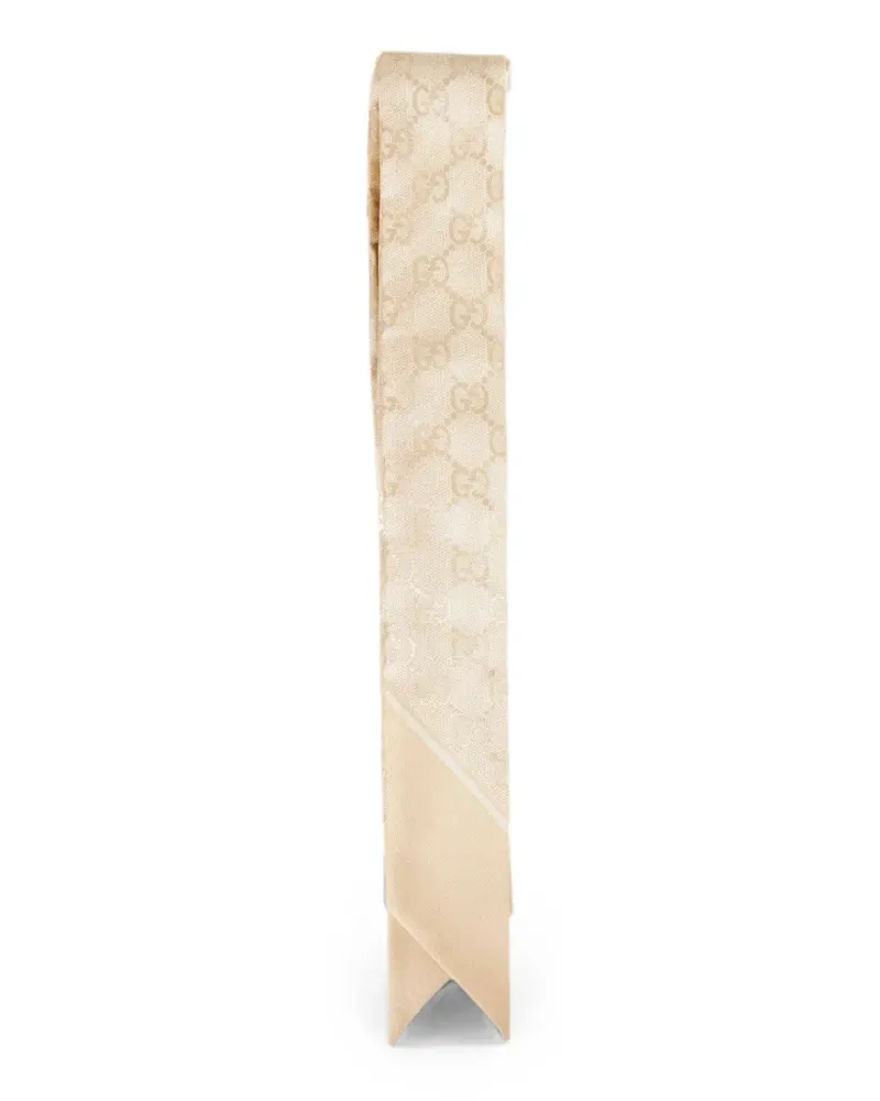 Gucci GG lamé scarf - Nude Nude