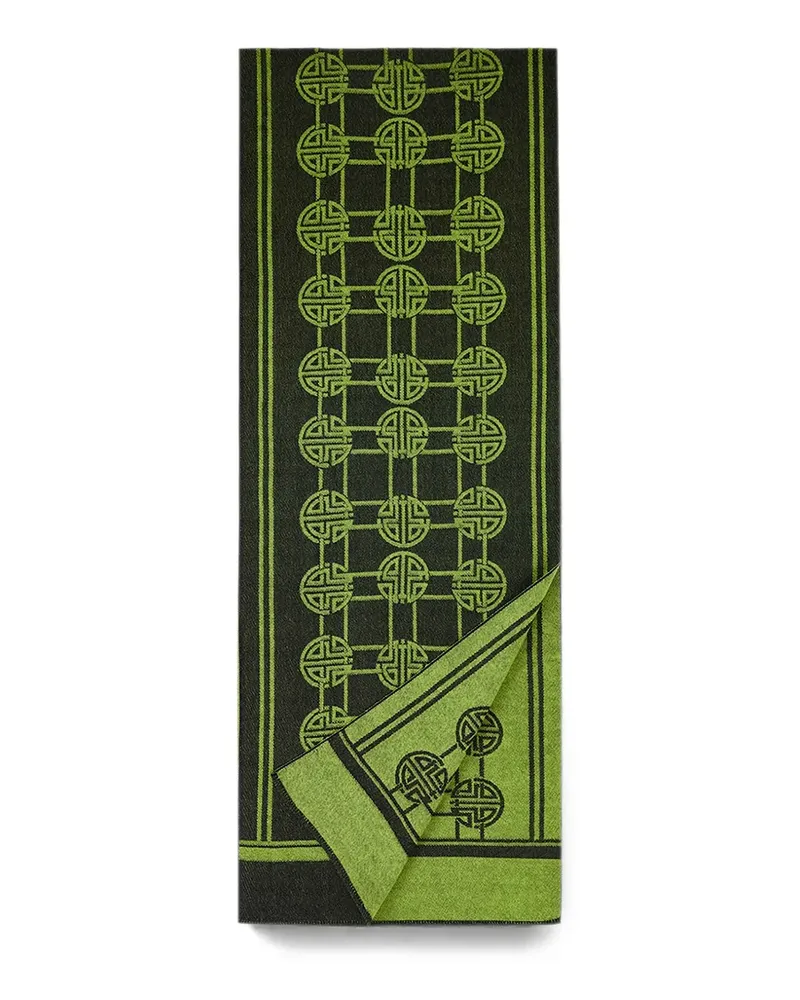 Shanghai Tang Live Long And Prosper scarf - Grün Grün